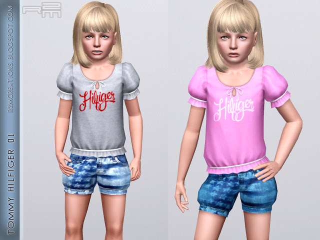 FOR MY SIMS: Tommy Hilfiger for Girls/Kids from R2M