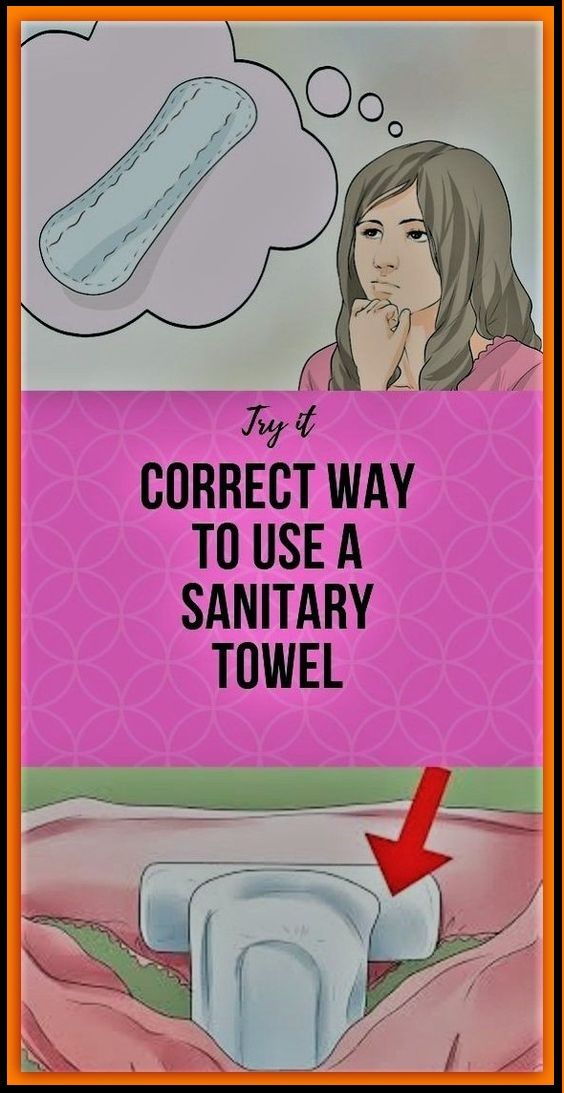 Correct Way To Use A Sanitary Towel wellness days