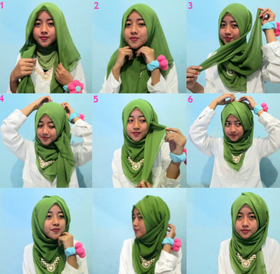 Tutorial Hijab Variasi | aneka cara memakai hijab segi empat variasi terbaru yang Tutorial Hijab Variasi | aneka cara memakai hijab segi empat variasi terbaru yang
