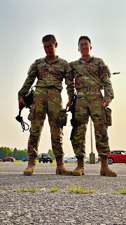 2nd Lt. Joseph Tang (left) and 2nd Lt. Christopher Kohama