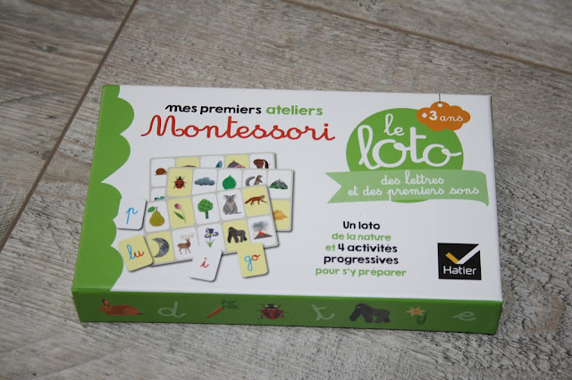 Mes premiers ateliers Montessori : le loto des lettres et des premiers sons