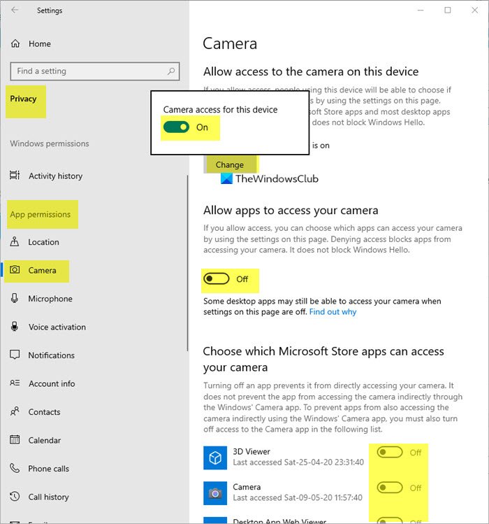 Evite que las aplicaciones tomen capturas de pantalla en Windows 10