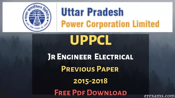 Uppcl Je Electrical Previous Year Question Papers Pdf Download Erexams Gate Ies Ssc Je Guidance
