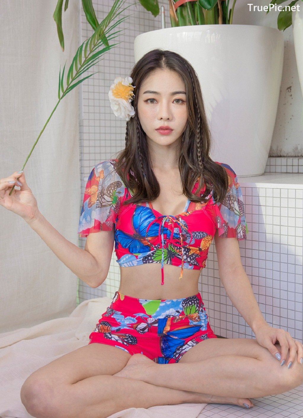 Image-An-Seo-Rin-Flower-and-Butterfly-Bikini-Korean-Model-Fashion-TruePic.net- Picture-31