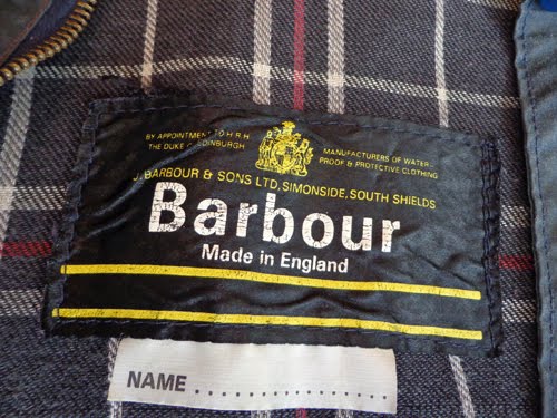 BRITISH EQUIPMENT PUBLISHING BLOG: Barbour（バブアー） ネイビーコーティッドボタン ビデイル