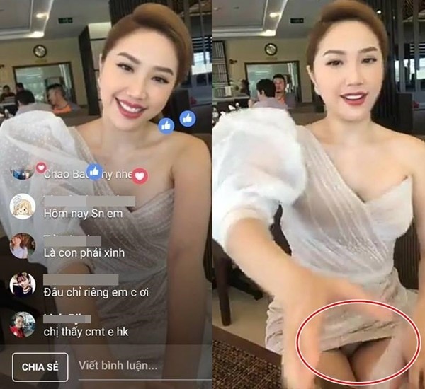 Chiêu trò sao Việt cố tình lộ hàng khi livestream để thu hút fan