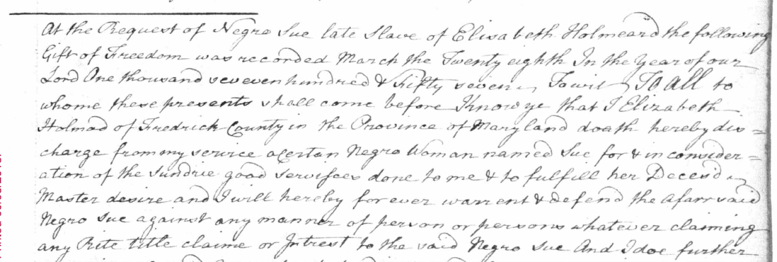 Polychromes Hidden History Manumissions in Land Records