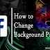 How to change background pictures on Facebook