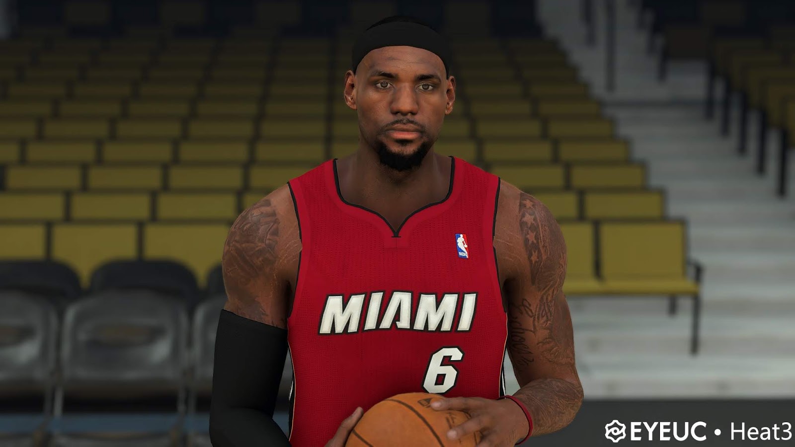 Lebron James Cyberface And Body Model By Heat FOR K