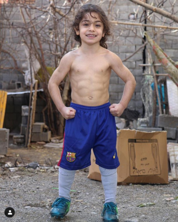 Arat Hosseini World's Strongest Kid Viral Football Sensation