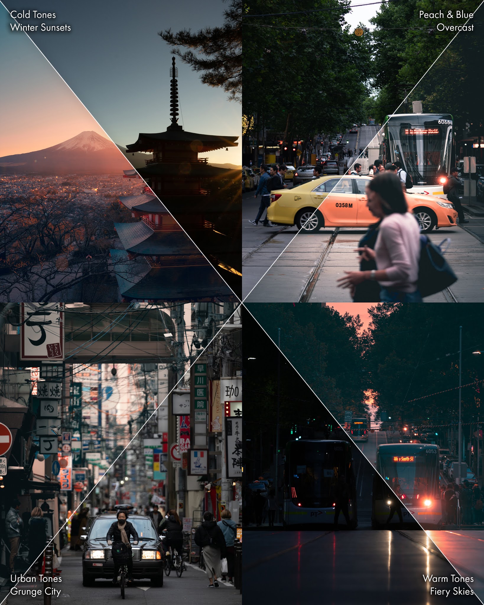 Bộ Sưu Tập 20 Presets LR Dành Cho Ảnh Chụp Đêm và Chụp Đường Phố – City  Nights / Street Lightroom Preset (XMP/ACR)