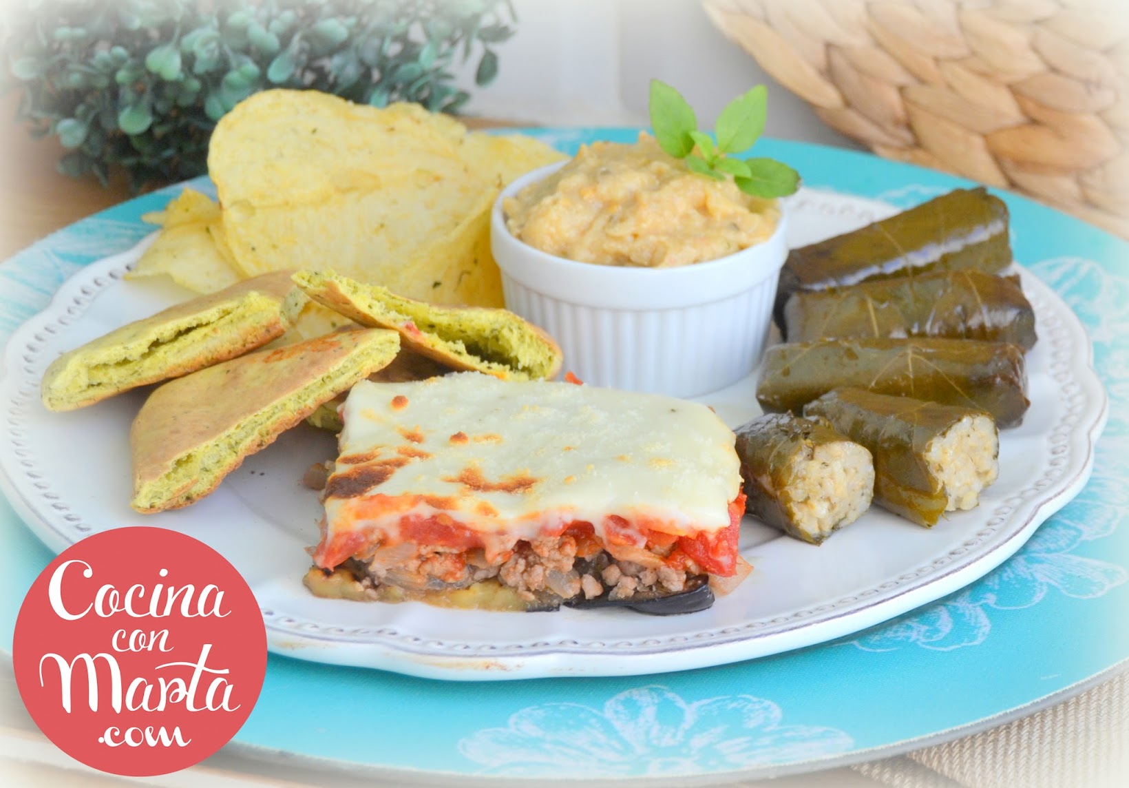 Moussaka griega, musaka, productos griegos lidl, cocina con marta, fácil, rápido