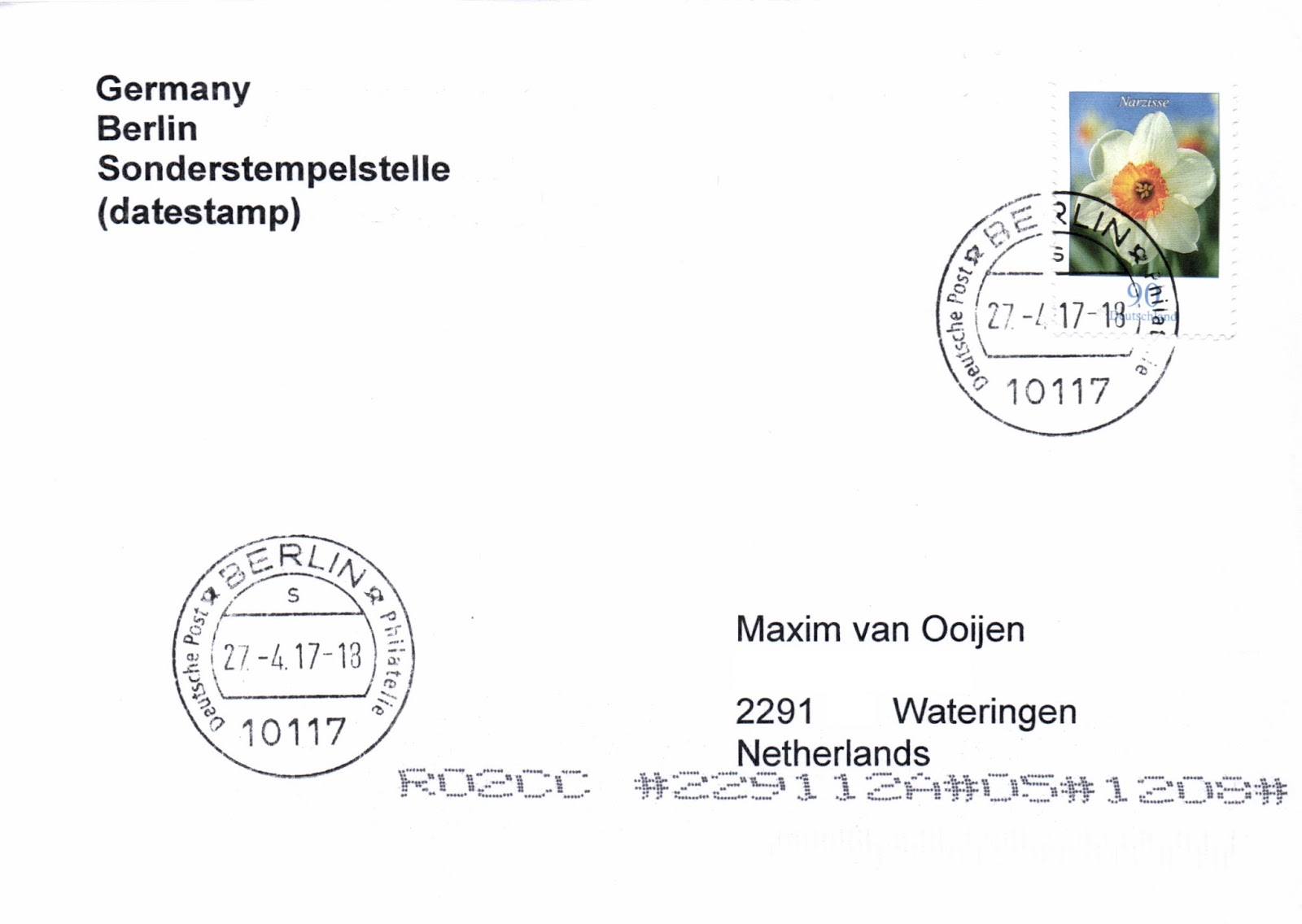 World envelope collection Germany Berlin Sonderstempelstelle