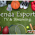 Agenda esportiva da Tv e Streaming, quarta, 27/10/2021