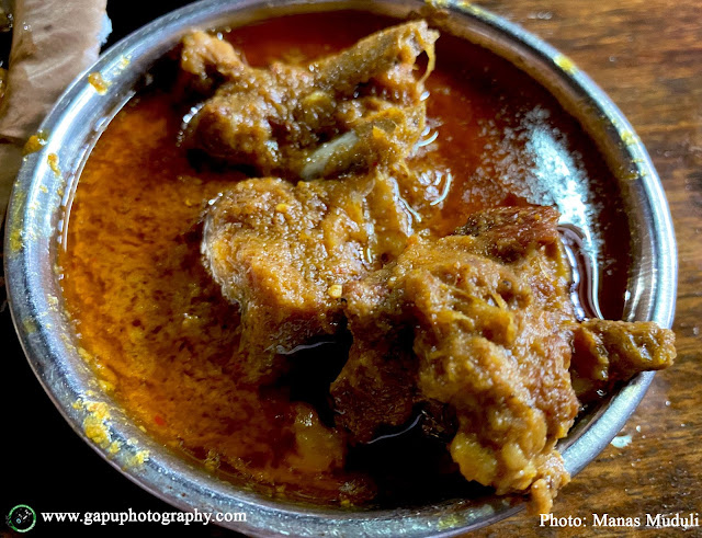 Delicious Cuttack Famous Mutton Curry from Indira Nana Hotel on Paradeep Road