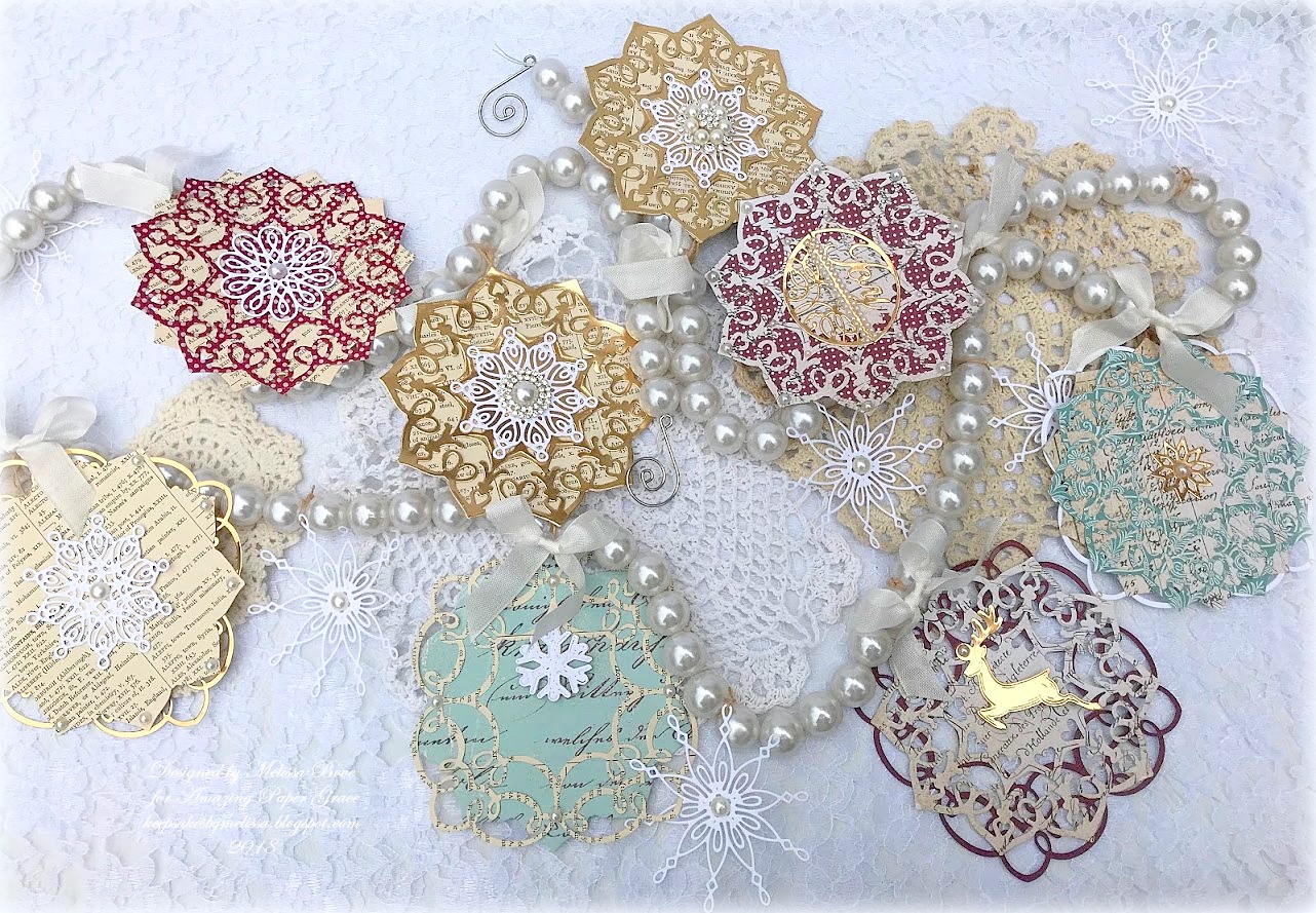 Creating from the Heart ♥ Shabby, Vintage Christmas Garland ♥