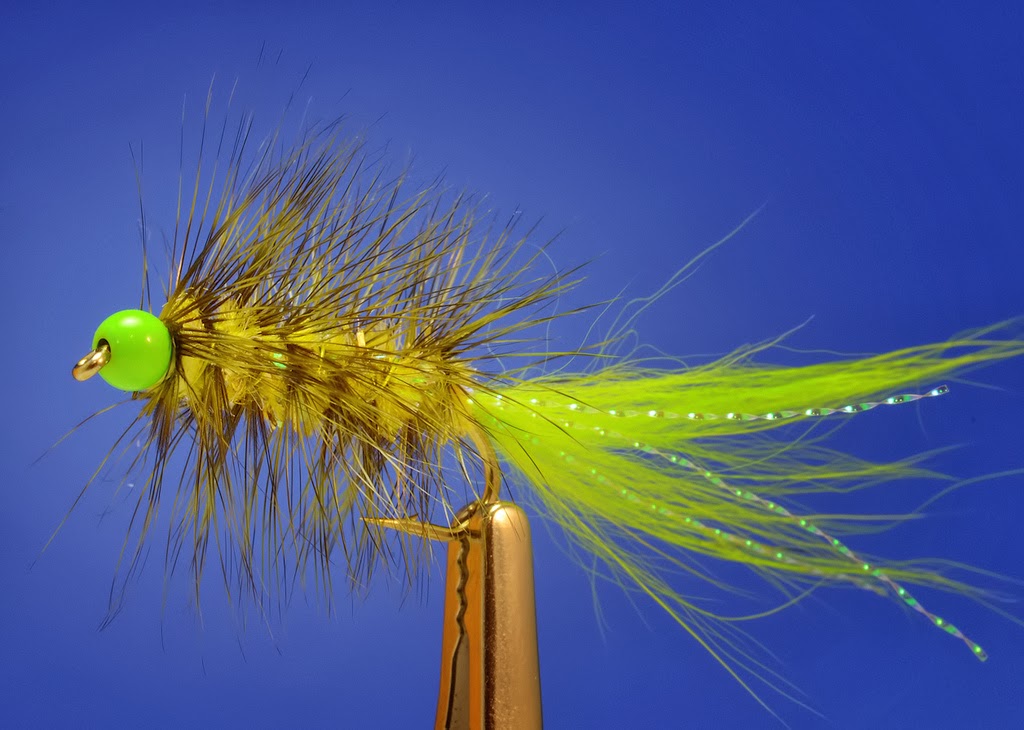 The Lemon Lime Bugger Fly Fish Food