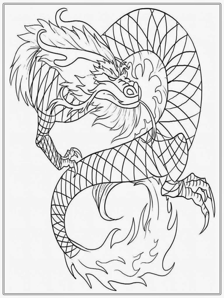 Realistic Dragon Coloring Pages For Adults Chinese Dragon Adult Coloring Pages Realistic Coloring Pages