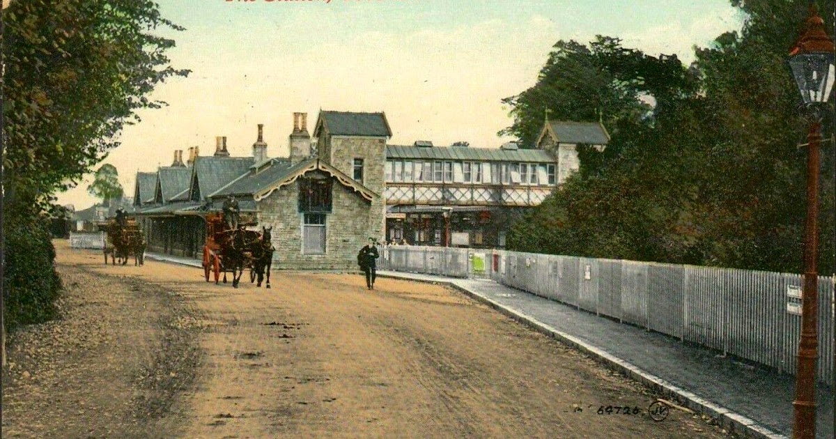 Tiverton History Postcard of the Railway Station c.1910