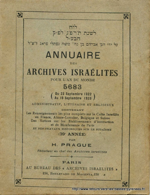 Retours vers les BassesPyrénées Ancienne circonscription