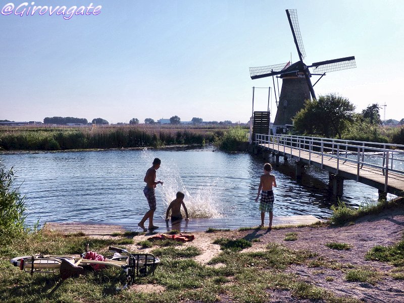 mulini vento kinderdijk olanda