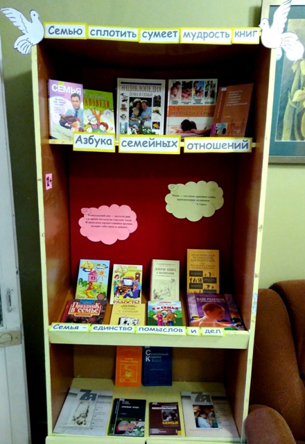 мероприятия посвященные семье в библиотеке