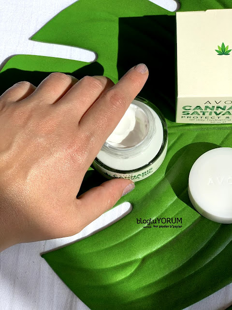 Avon Cannabis Sativa Oil Protect  Calm Kenevir Yağı Gündüz Kremi