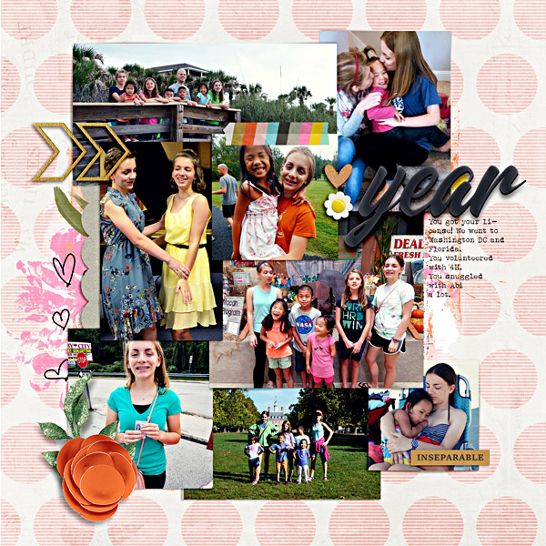 Year 16 Scrapbook Page Side 1
