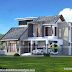 4 bedroom ultra modern sloping roof home design