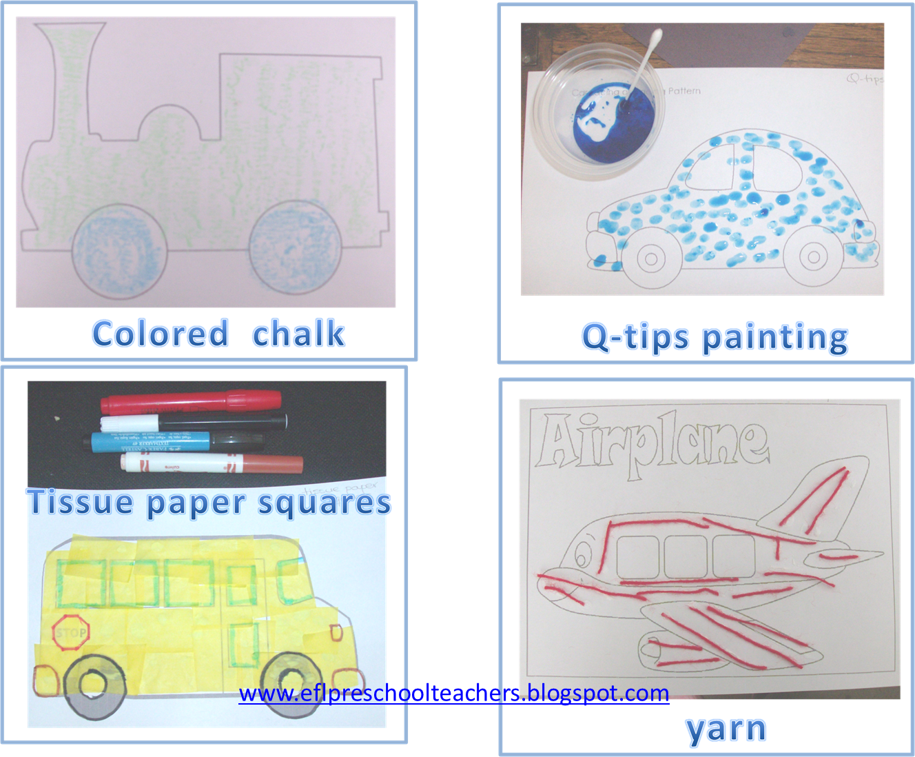 ESL/EFL Preschool Teachers: Transportation Theme