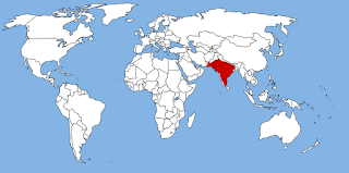 Bengal tilkisi dağılım haritası