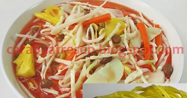 Cara Membuat Rujak Cuka Asinan Sayuran Segar Khas Bandung Resep Masakan Indonesia