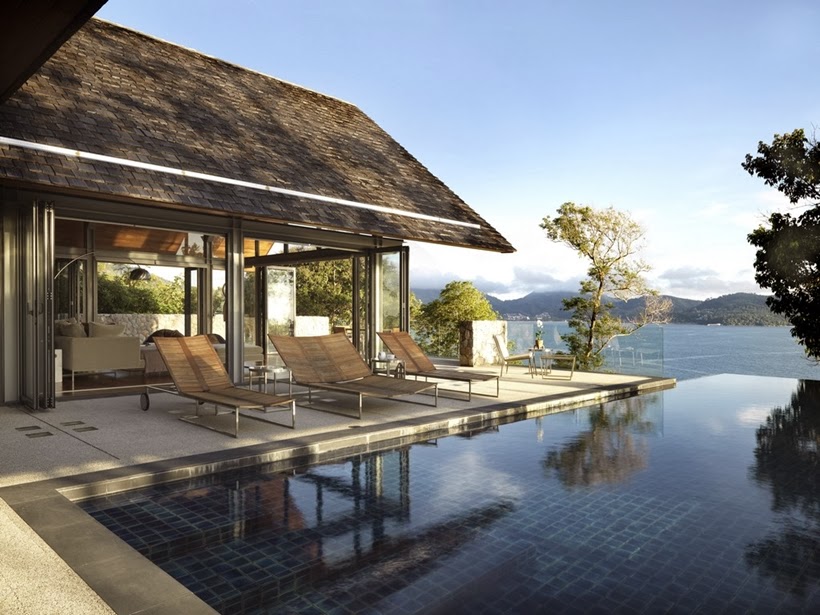 World Of Architecture Villa With Contemporary Asian Design Thailand Terrace In Villa With Contemporary Asian Design