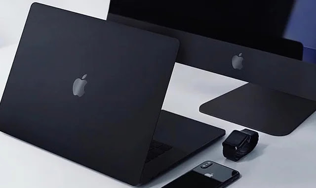 Apple Apple pense à un MacBook en noir mat