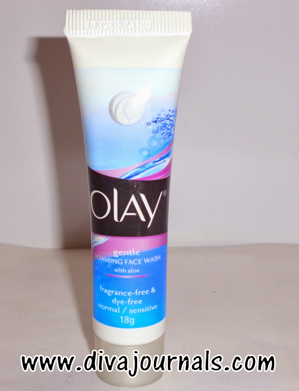Olay Gentle Foaming Face Wash Review (For Normal/Sensitive Skin) Diva