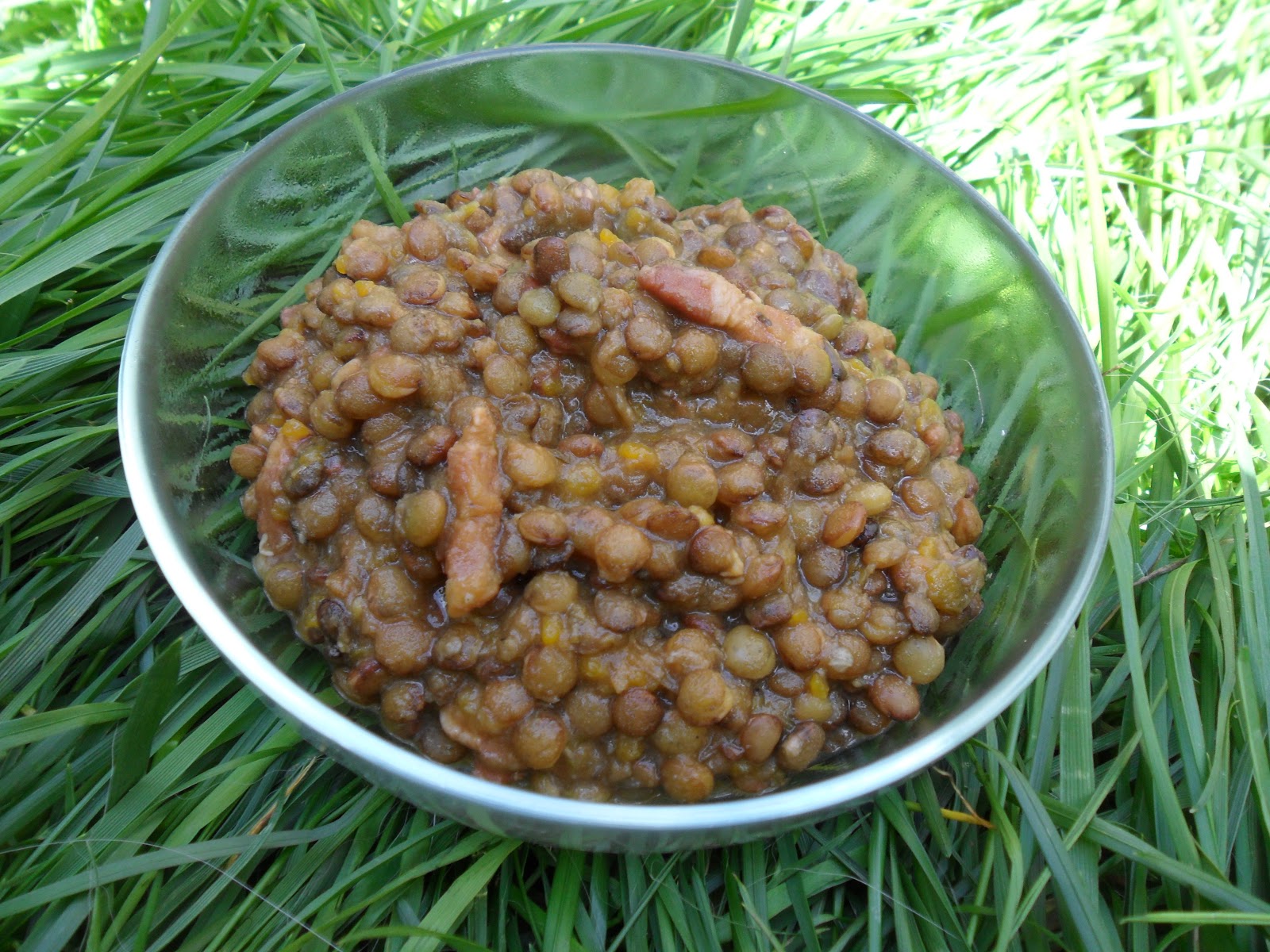 Lentilleslardons au Thermomix ! (4 personnes)