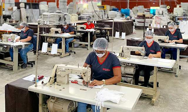 Empresa doa 10 mil máscaras de TNT para combate ao coronavírus na Bahia