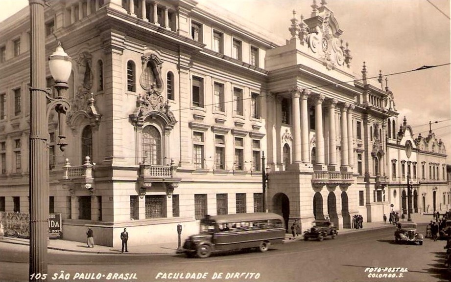 SÃO PAULO, LARGO DO SÃO FRANCISCO E FACULDADE DE DIREITO, 1948 SÃO PAULO, LARGO DO SÃO FRANCISCO E FACULDADE DE DIREITO, 1948