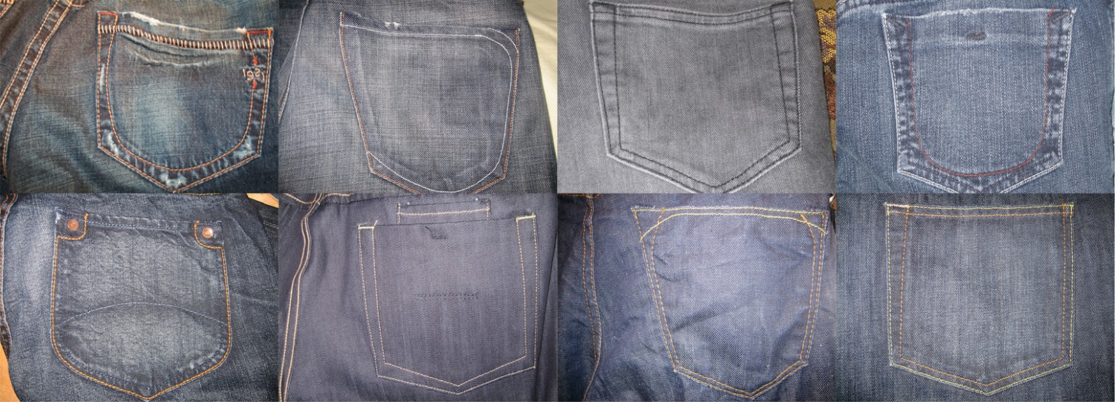 jean back pocket designs