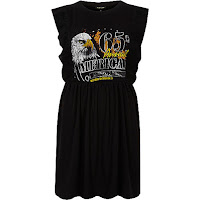 https://www.riverisland.com/women/dresses/swing-dresses/black-eagle-rock-print-frill-sleeve-dress-697780