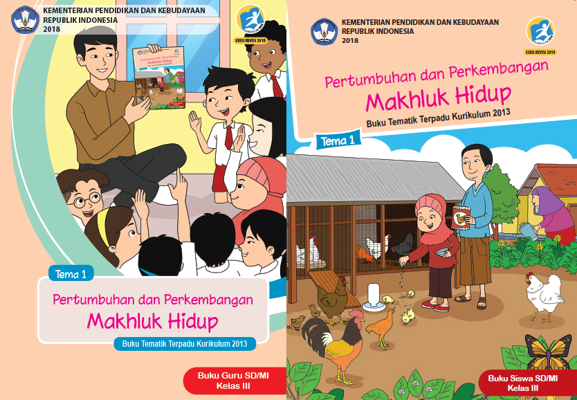 Buku Kurikulum 2013 Sd Mi Kelas 3 Tema 1 Edisi Revisi 2018 Untuk Guru Dan Siswa Dadang Jsn