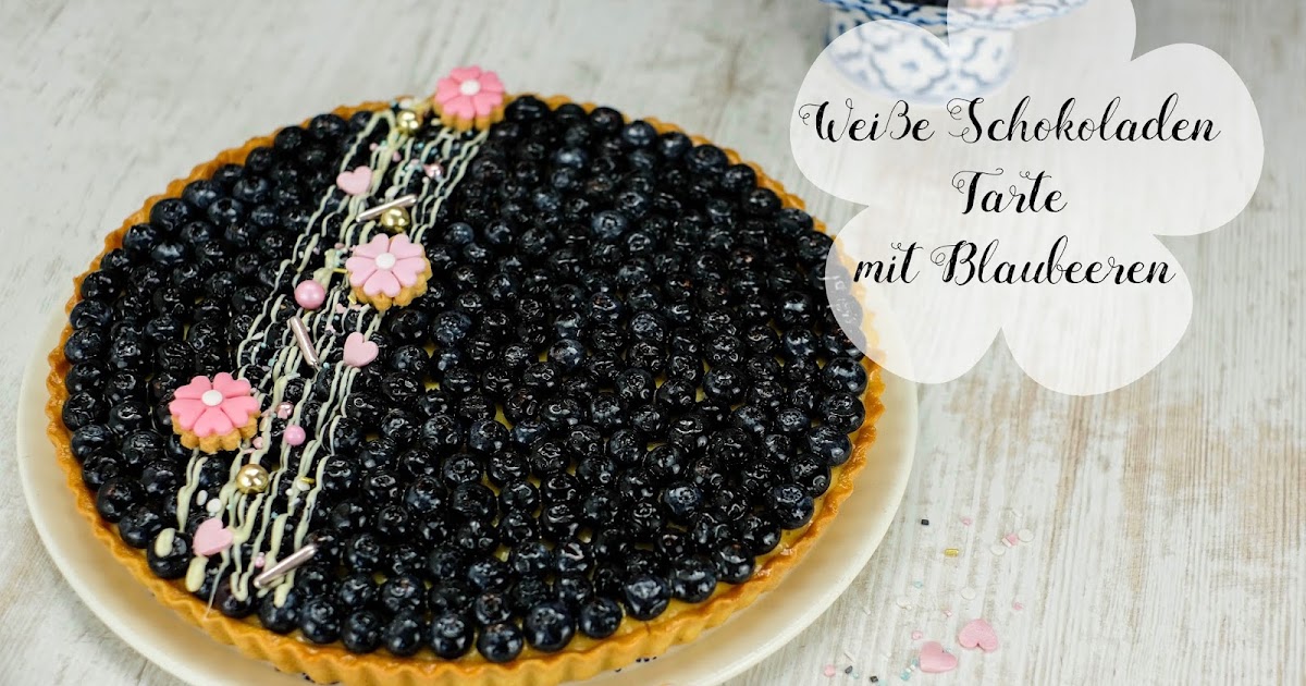 Weiße Schokoladen Torte mit Blaubeeren | Marion's Kaffeeklatsch Weiße Schokoladen Torte mit Blaubeeren | Marion's Kaffeeklatsch