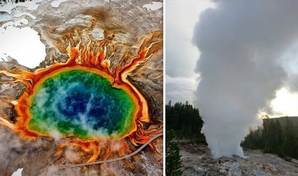 FOTOS: el gayser más grande de Yellowstone está súper activo. FOTOS: el gayser más grande de Yellowstone está súper activo.