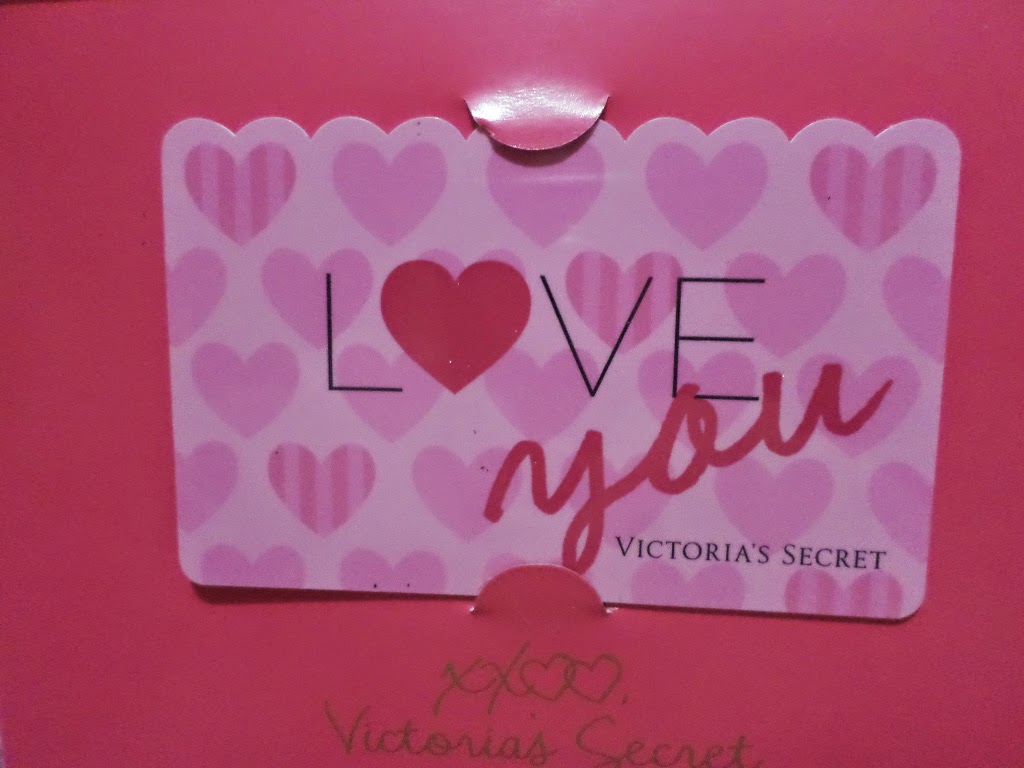 pinkylily: VICTORIAS SECRET GIFT CARD LOVE YOU