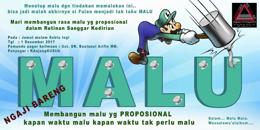 Malu Sanggar Kedirian