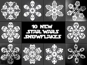 Star Wars Snowflake Templates