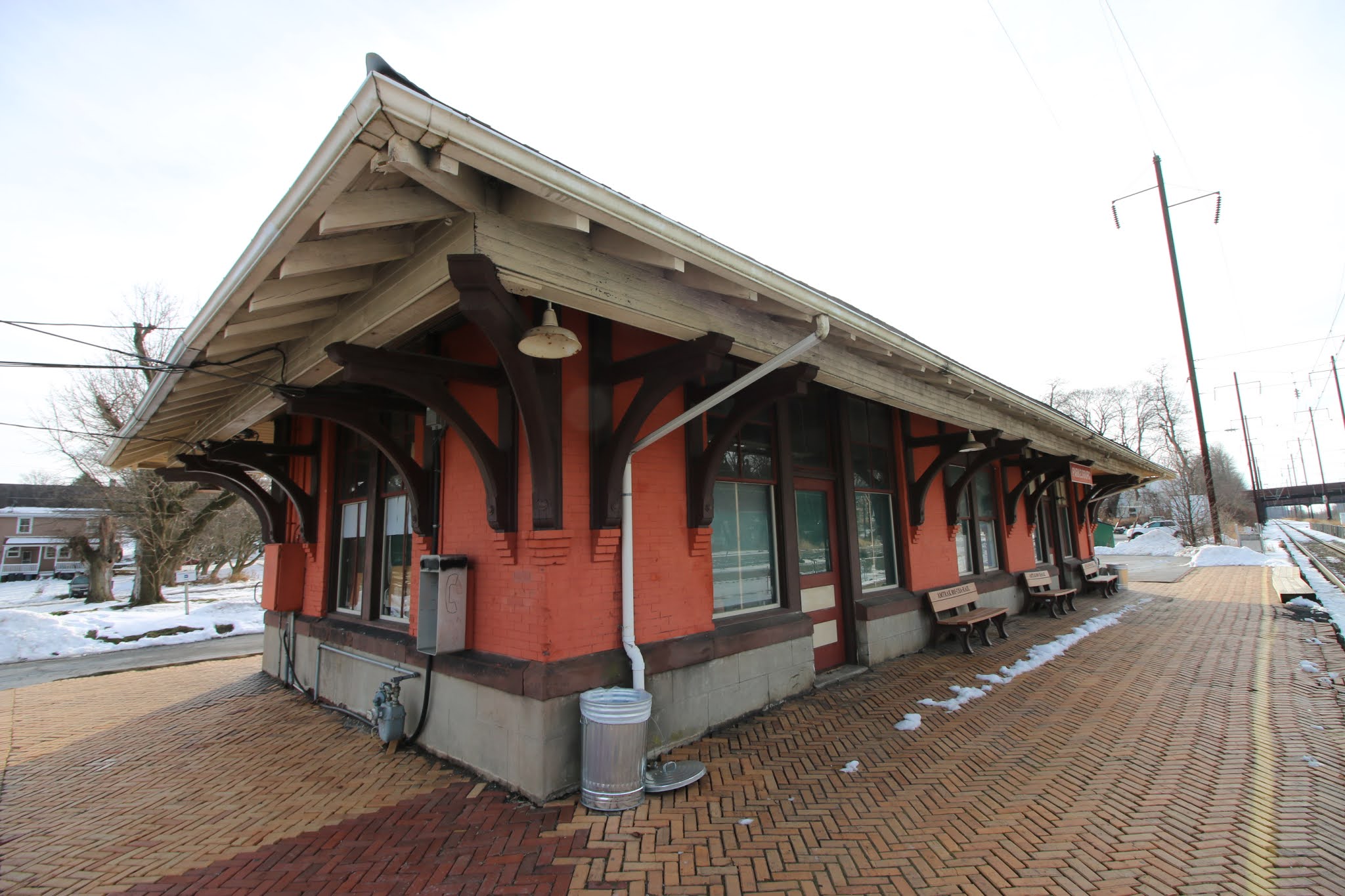 Parkesburg Train Station A Historic Amtrak Train Station in Western