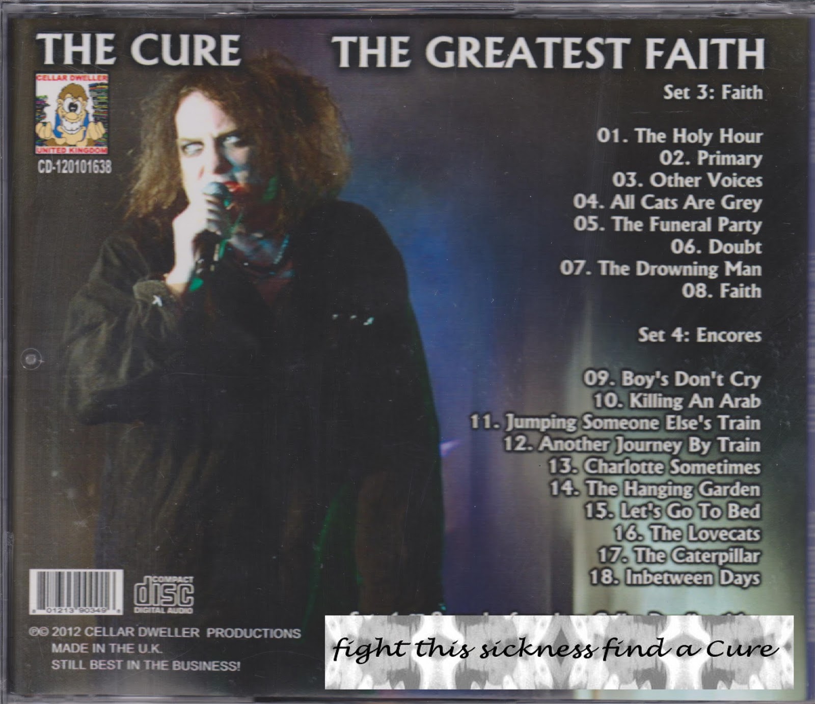 Fight This Sickness Find A Cure The Cure The Greatest Faith