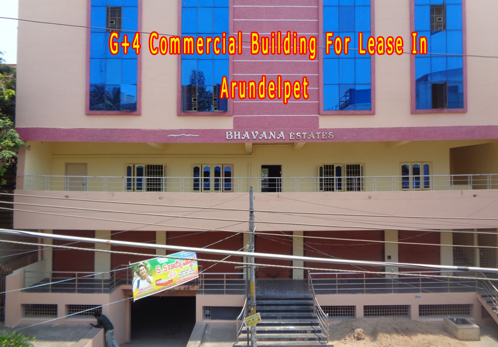 G+4 Commercial Office Building Space For Lease In Arundelpet, Guntur.