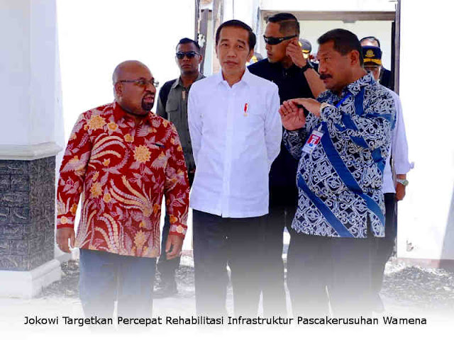 Jokowi Targetkan Percepat Rehabilitasi Infrastruktur Pascakerusuhan Wamena